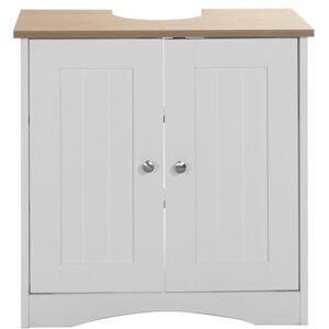 TAD TIMBER ART DESIGN UK Timber Art Design UK Bathroom Sink Cabinet Bathroom Storage Cabinet Floor Under Basin with 2 Internal Shelves Freestanding Vanity Storage Cupboard Organiser Furniture, White and Oak (60 x 60 x 30 cm) TAD TIMBER ART DESIGN UK Timber Art Design UK Bathroom Sink Cabinet Bathroom Storage Cabinet Floor Under Basin with 2 Internal Shelves Freestanding Vanity Storage Cupboard Organiser Furniture, White and Oak (60 x 60 x 30 cm)