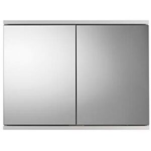 Croydex Simplicity Self-Assembly 2 Door Mirror Cabinet (FSC MDF), White Croydex Simplicity Self-Assembly 2 Door Mirror Cabinet (FSC MDF), White