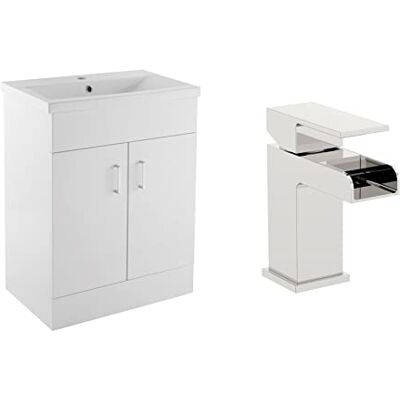 Veebath - 700 - Gloss White - Soft Close - Vanity Unit Veebath - 700 - Gloss White - Soft Close - Vanity Unit