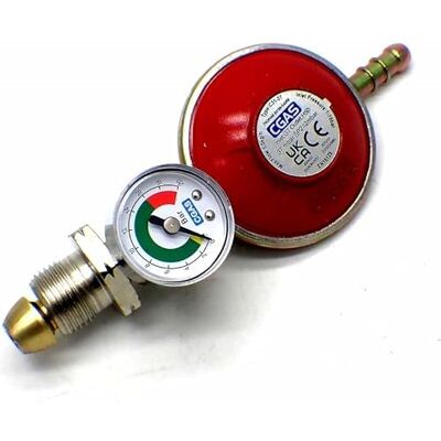 LGT LPG Propane Gas Regulator With Gauge 37 Mbar A300i LGT LPG Propane Gas Regulator With Gauge 37 Mbar A300i
