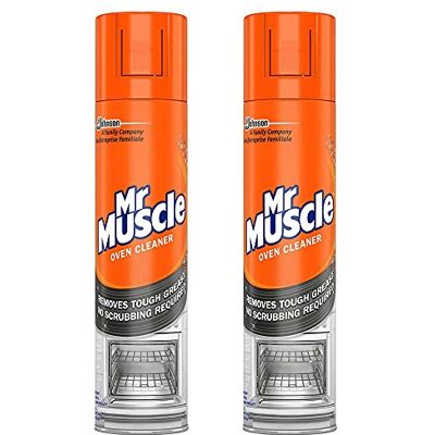 Mr Muscle 2 x Oven Cleaner, Powerful Cleaning Action, 300ml Mr Muscle 2 x Oven Cleaner, Powerful Cleaning Action, 300ml
