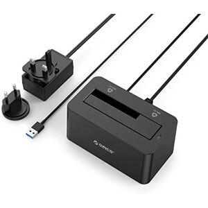 ORICO Hard Drive Docking Station USB 3.1 Gen1 to SATA 6Gbps HDD/SSD Dock Adapter for 2.5" 3.5" Inch SSD HDD SATA III, Support UASP ORICO Hard Drive Docking Station USB 3.1 Gen1 to SATA 6Gbps HDD/SSD Dock Adapter for 2.5" 3.5" Inch SSD HDD SATA III, Support UASP