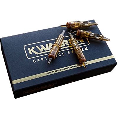 Kwadron Cartridge Tattoo Needles Cartridges, Box of 20, Round Liners Long Taper 9 Round Liner Long Taper 35/9RLLT Kwadron Cartridge Tattoo Needles Cartridges, Box of 20, Round Liners Long Taper 9 Round Liner Long Taper 35/9RLLT