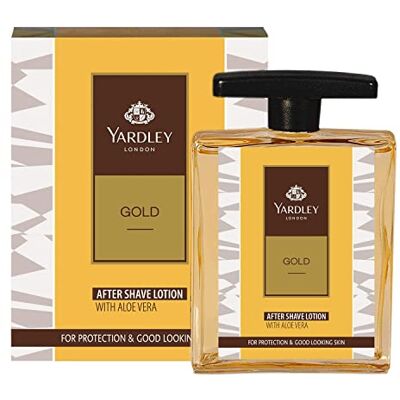 ECH Green Velly Yardly London Gold After Shave Lotion with Aloe Vera Daily Use After Shave Lotion for Men For Protected & Good Looking Skin 100ml ECH Green Velly Yardly London Gold After Shave Lotion with Aloe Vera Daily Use After Shave Lotion for Men For Protected & Good Looking Skin 100ml