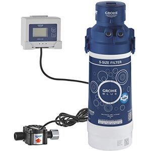 Grohe Blue S-Size Filter Starter Set (Head, Cartridge Capacity 600 L, Flow Meter Including 2 x AA Batteries), for Use with Blue Pure and Red Water Systems Taps, 40438001 Grohe Blue S-Size Filter Starter Set (Head, Cartridge Capacity 600 L, Flow Meter Including 2 x AA Batteries), for Use with Blue Pure and Red Water Systems Taps, 40438001