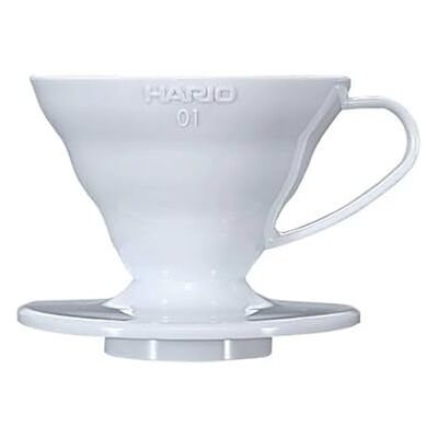 HARIO - V60 01 - White - Coffee Dripper HARIO - V60 01 - White - Coffee Dripper