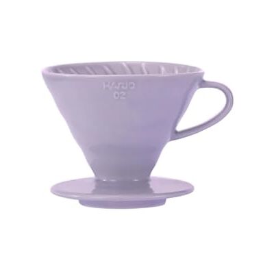 Hario Ceramic Drip V60-02 - Violet - Coffee Dripper Hario Ceramic Drip V60-02 - Violet - Coffee Dripper