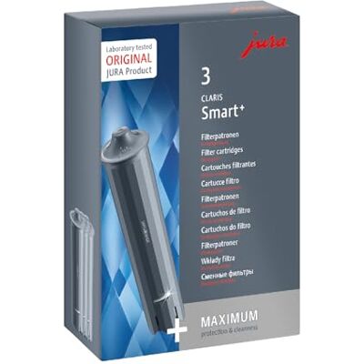 Jura 24233 Claris Smart+ Filter Cartridge Set of 3, Gray Jura 24233 Claris Smart+ Filter Cartridge Set of 3, Gray