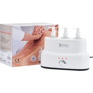 Master Massage Equipment Master Massage Patent Convenient 3-Bottle Automatic Massage Oil Warmer Heater for Salon SPA Massage Body Therapy, White Master Massage Equipment Master Massage Patent Convenient 3-Bottle Automatic Massage Oil Warmer Heater for Salon SPA Massage Body Therapy, White