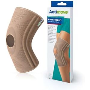 Actimove Everyday Supports Knee Support Open Patella 4 Stays – Helps with Pain Relief and Swelling – For Chronic Pain and Overuse Injuries – Left/Right Wear – Beige, X-Large Actimove Everyday Supports Knee Support Open Patella 4 Stays – Helps with Pain Relief and Swelling – For Chronic Pain and Overuse Injuries – Left/Right Wear – Beige, X-Large