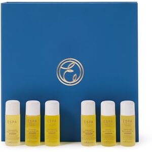 ESPA Signature Bends Collection 6 Spa Bath & Body Oils for Every Mood Essential Oil Aromatherapy Featuring Avocado, Sweet Almond & Omegas 6 and 9 ESPA Signature Bends Collection 6 Spa Bath & Body Oils for Every Mood Essential Oil Aromatherapy Featuring Avocado, Sweet Almond & Omegas 6 and 9