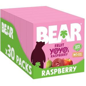 BEAR Raspberry Yoyos Dried Fruit Rolls Healthy Vegan 20g (30 packs) BEAR Raspberry Yoyos Dried Fruit Rolls Healthy Vegan 20g (30 packs)