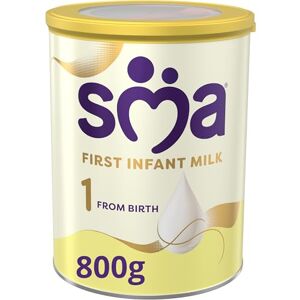 SMA Nutrition SMA First Infant Baby Milk Powder Formula , from birth , 800 g (Pack of 1) (Packaging may vary) SMA Nutrition SMA First Infant Baby Milk Powder Formula , from birth , 800 g (Pack of 1) (Packaging may vary)