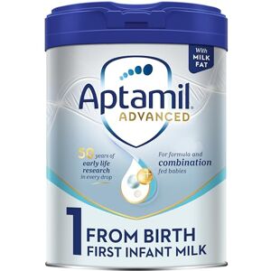 Aptamil Advanced 1 First Infant Baby Milk Powder Formula, from Birth, 800g Aptamil Advanced 1 First Infant Baby Milk Powder Formula, from Birth, 800g