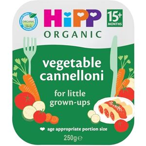 HiPP Organic Vegetable Cannelloni Toddler Tray Meal 15+ Months 250g (Pack of 6) HiPP Organic Vegetable Cannelloni Toddler Tray Meal 15+ Months 250g (Pack of 6)