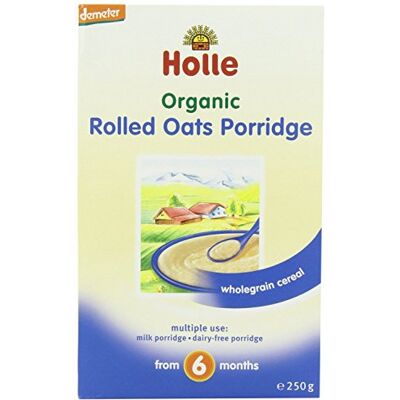 Holle (2 Pack) Dem Cereal Rolled Oats 250g 2 PACK BUNDLE Holle (2 Pack) Dem Cereal Rolled Oats 250g 2 PACK BUNDLE