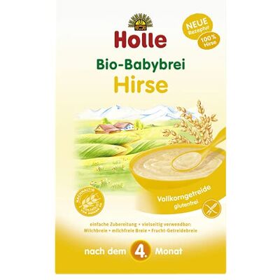 Holle Millet whole grain, dairy-free, gluten free 250g EKO Hollow Baby Food Holle Millet whole grain, dairy-free, gluten free 250g EKO Hollow Baby Food