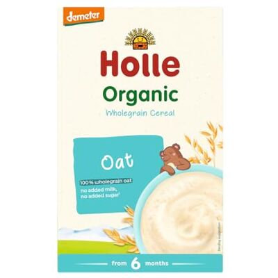 Holle From 6 Months Organic Rolled Oats Porridge 250g (Case of 6) Holle From 6 Months Organic Rolled Oats Porridge 250g (Case of 6)