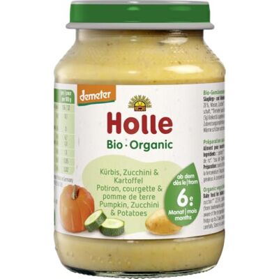 Holle Jar of Zucchini, Pumpkin and Organic Potato 190 g Holle Jar of Zucchini, Pumpkin and Organic Potato 190 g