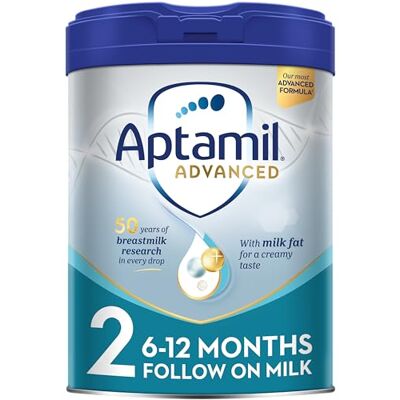 Aptamil Advanced 2 Follow On Baby Milk Powder Formula, 6-12 Months, 800g Aptamil Advanced 2 Follow On Baby Milk Powder Formula, 6-12 Months, 800g