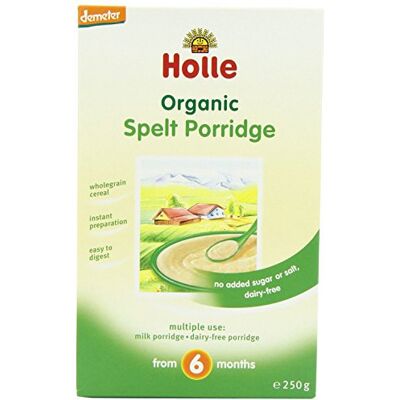 Holle (3 PACK) Dem Cereal Spelt Porridge 250g 3 PACK BUNDLE Holle (3 PACK) Dem Cereal Spelt Porridge 250g 3 PACK BUNDLE