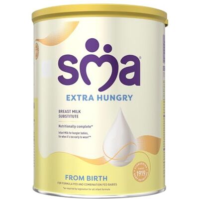 SMA Nutrition SMA Extra Hungry Infant Specials Baby Milk Specials Powder Formula, 800g (Pack of 1) SMA Nutrition SMA Extra Hungry Infant Specials Baby Milk Specials Powder Formula, 800g (Pack of 1)