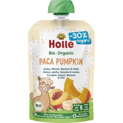 Holle Organic Paca Pumpkin Pumpkin, Peach, Banana and Oats (0.1 kg) Holle Organic Paca Pumpkin Pumpkin, Peach, Banana and Oats (0.1 kg)