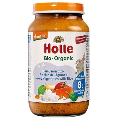 Holle Mixed Vegetables with Rice, pack of 6 Holle Mixed Vegetables with Rice, pack of 6