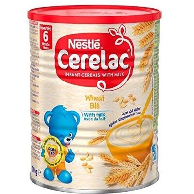 Cerelac Nestle , Wheat With Milk, 14.11-Ounce Cans (Pack of 4) Cerelac Nestle , Wheat With Milk, 14.11-Ounce Cans (Pack of 4)
