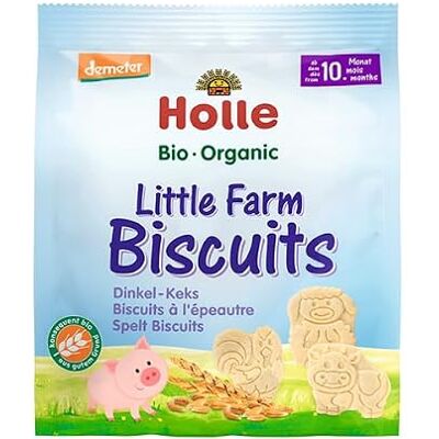 Holle Little Farm Biscuits Spelt, Pack of 8 Holle Little Farm Biscuits Spelt, Pack of 8