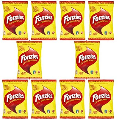 Fonzies 10 x Gli Originali 'Corn Snack with Cheese Flavour' 40 g Fonzies 10 x Gli Originali 'Corn Snack with Cheese Flavour' 40 g