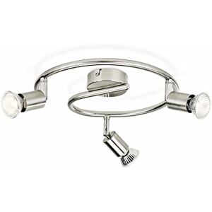 Philips LAMPADA DA SOFFITTO LIMBALI FARETTO 3 LUCI Nickel in Metallo SPIRALE ORIENTABILI Senza LAMPA Philips LAMPADA DA SOFFITTO LIMBALI FARETTO 3 LUCI Nickel in Metallo SPIRALE ORIENTABILI Senza LAMPA