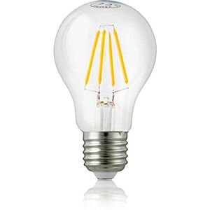 Hellum 206517 LED Light Bulb E27 Dimmable E27 7 W Warm White LED Lamp with 806 Lumen LED Filament, E27 Vintage LED Bulb Replaces 60 Watt Bulb, 2700 Kelvin Warm White Clear Hellum 206517 LED Light Bulb E27 Dimmable E27 7 W Warm White LED Lamp with 806 Lumen LED Filament, E27 Vintage LED Bulb Replaces 60 Watt Bulb, 2700 Kelvin Warm White Clear