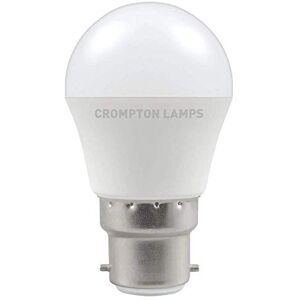 Crompton Lamps LED Golfball 5.5W B22 Warm White Opal (40W Equivalent)