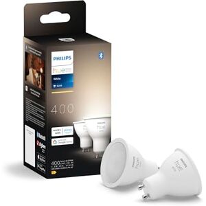 Philips GU10 – Smart Spotlight – (2-Pack) White Philips GU10 – Smart Spotlight – (2-Pack) White