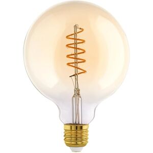 Eglo E27 Dimmable Lamp Spiral LED Globe Bulb Vintage Light Source for Retro Lighting 8 Watt (Equivalent to 60 Watt) 806 Lumens Warm White 2700 K Edison G125 Ø 12.5 cm Eglo E27 Dimmable Lamp Spiral LED Globe Bulb Vintage Light Source for Retro Lighting 8 Watt (Equivalent to 60 Watt) 806 Lumens Warm White 2700 K Edison G125 Ø 12.5 cm