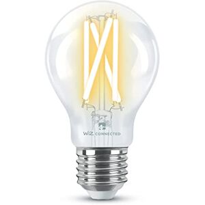 4lite Smart A60 E27 Clear Filament LED Bulb (8W) Dimmable 850Lm 2700-6500K Tuneable White, Wi-Fi/Bluetooth Controlled with Screw Fitting 4l1/8008 4lite Smart A60 E27 Clear Filament LED Bulb (8W) Dimmable 850Lm 2700-6500K Tuneable White, Wi-Fi/Bluetooth Controlled with Screw Fitting 4l1/8008