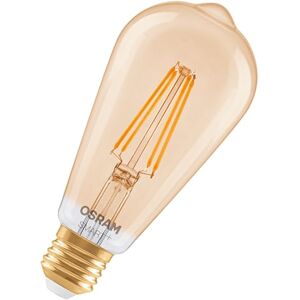 OSRAM Smart+ LED Lamp, E53, 6W, 2400K, E27, Edison, Filament, Gold, Dimmable, App or Voice Assistant, Matter Compatible OSRAM Smart+ LED Lamp, E53, 6W, 2400K, E27, Edison, Filament, Gold, Dimmable, App or Voice Assistant, Matter Compatible