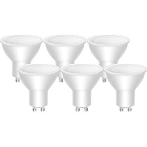 LEDYA GU10 LED Bulb, 3000K Warm White, 40W Halogen Equivalent, 5W 400lm, Energy Saving Spotlight, 120° Beam Angle, Non-Dimmable (6 Pack) LEDYA GU10 LED Bulb, 3000K Warm White, 40W Halogen Equivalent, 5W 400lm, Energy Saving Spotlight, 120° Beam Angle, Non-Dimmable (6 Pack)