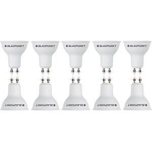 Blaupunkt LED GU10 Light Bulb – Spot – Room Lighting – 5W – Replacement of 50W – Warm White 2700K – 450 Lumens – Energy and Cost Saving Light – GU10 LED Bulb – Pack of 10 Blaupunkt LED GU10 Light Bulb – Spot – Room Lighting – 5W – Replacement of 50W – Warm White 2700K – 450 Lumens – Energy and Cost Saving Light – GU10 LED Bulb – Pack of 10