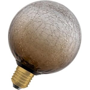 OSRAM Decor LED Flat LAMP 3.5W 827 E27 Non-Dim in Cracked Glass Round Brown, Plastics OSRAM Decor LED Flat LAMP 3.5W 827 E27 Non-Dim in Cracked Glass Round Brown, Plastics