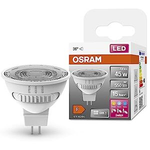 OSRAM Led Spot Mr16 45 with Three Light Colors, Gu5.3, 5.6W, 550Lm, 2700K 6500K, Warm, Cold and Daylight White, Color Temperature Changes, Very Low Energy Consumption, Long Life OSRAM Led Spot Mr16 45 with Three Light Colors, Gu5.3, 5.6W, 550Lm, 2700K 6500K, Warm, Cold and Daylight White, Color Temperature Changes, Very Low Energy Consumption, Long Life