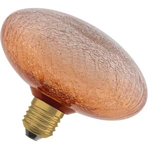 OSRAM Decor LED Flat LAMP 3.5W 827 E27 Non-Dim in Cracked Glass FLATTENED Orange, Plastics OSRAM Decor LED Flat LAMP 3.5W 827 E27 Non-Dim in Cracked Glass FLATTENED Orange, Plastics