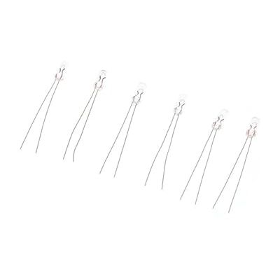 DYYK 20Pcs Light Bulb Neon Bulb Micro Bulb Incandescent Filament 3mm 6V 12V Light Bulbs (Color : 12V) DYYK 20Pcs Light Bulb Neon Bulb Micro Bulb Incandescent Filament 3mm 6V 12V Light Bulbs (Color : 12V)