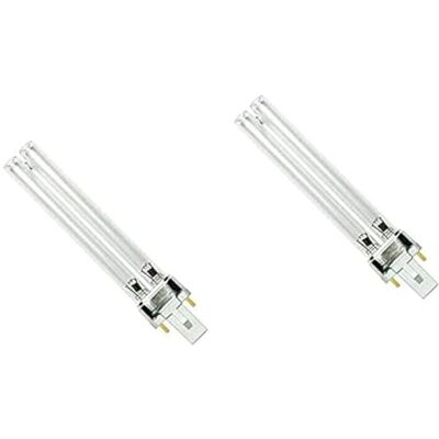 Marine Color UV Bulb lamp 2 Pieces 5w 7w 9w 11w 13w, Replacement Bulb for UV PLS Replacement Bulbs for UVC Pond Filter and clarifiers (7 W) Marine Color UV Bulb lamp 2 Pieces 5w 7w 9w 11w 13w, Replacement Bulb for UV PLS Replacement Bulbs for UVC Pond Filter and clarifiers (7 W)