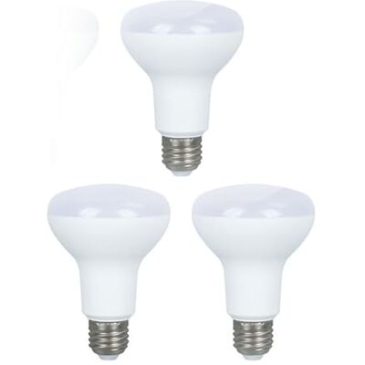 yayutelight E27 Spotlight Warm White 3000K, 8W LED Reflector R63 Light, 3 Pack Dimmable Edison Screw 60w Equivalent Bulb, 850 Lumen, 120° Beam Angle Energy Saving Lightbulbs yayutelight E27 Spotlight Warm White 3000K, 8W LED Reflector R63 Light, 3 Pack Dimmable Edison Screw 60w Equivalent Bulb, 850 Lumen, 120° Beam Angle Energy Saving Lightbulbs