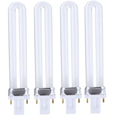 BEAHING 4PCS 9W UV Tube Nail Light Bulb Replacement for Gel Nail Art Curing Dryer Lamp BEAHING 4PCS 9W UV Tube Nail Light Bulb Replacement for Gel Nail Art Curing Dryer Lamp