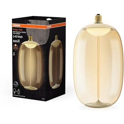 LEDVANCE LED-pære Filament Ellipse DIM Amber 500lm - LED filament bulb LEDVANCE LED-pære Filament Ellipse DIM Amber 500lm - LED filament bulb