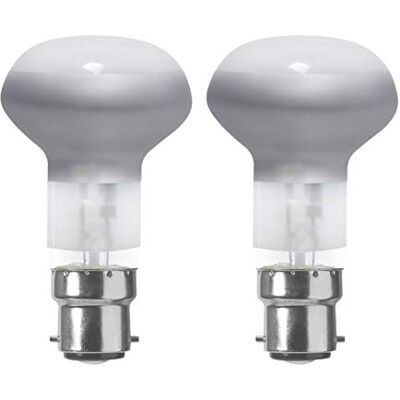 SYLVANIA Sylvnaia R63 42 W Reflector B22 Bayoney Cap Equivalen to 52 W Pack of 2 SYLVANIA Sylvnaia R63 42 W Reflector B22 Bayoney Cap Equivalen to 52 W Pack of 2