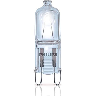 Philips G9 Dimmable Halogen Capsule Bulb 370 Lumens 28 W Pack of 2 Philips G9 Dimmable Halogen Capsule Bulb 370 Lumens 28 W Pack of 2
